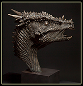 Fine Bronze Dinosaur Sculptures by Christopher Darga